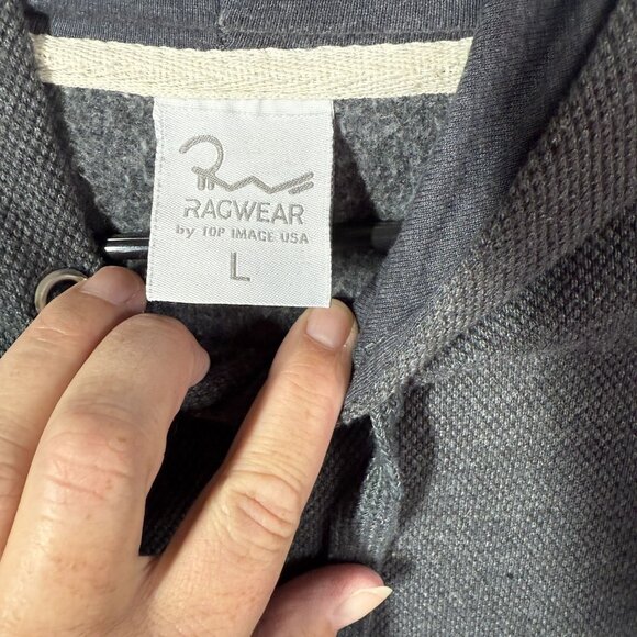 Ragwear Women Jack Daniels/Alice In Wonderland Hooded Sweatshirt Size Large Gray - Picture 5 of 11